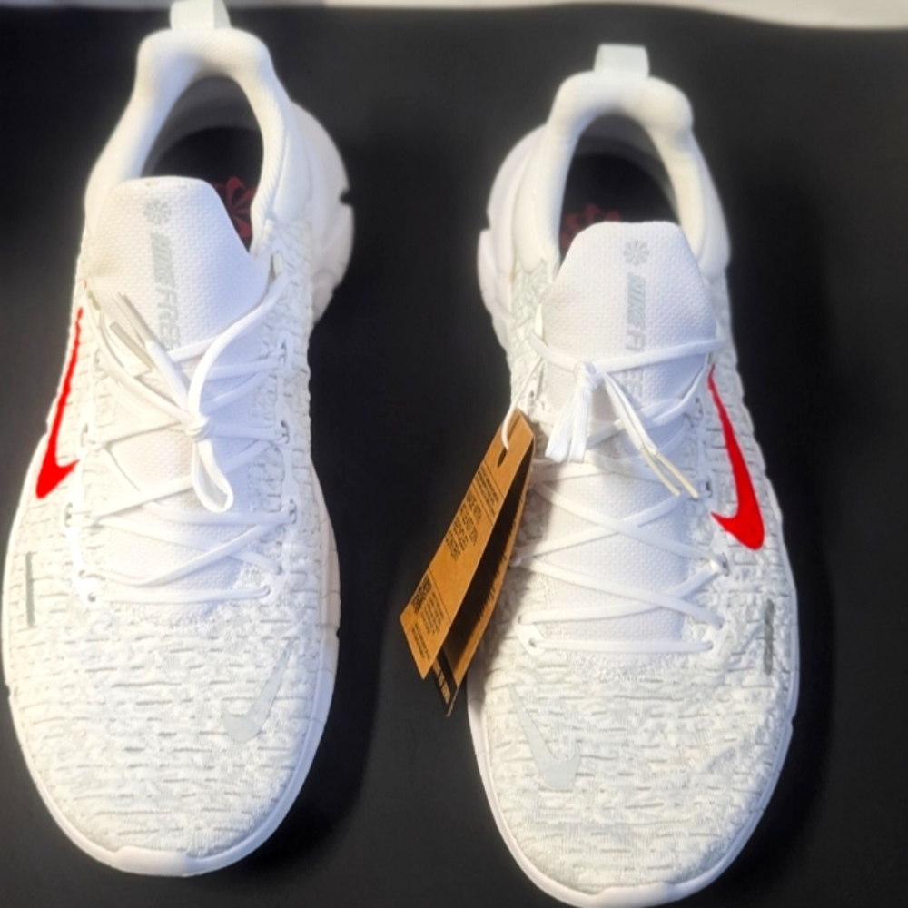 Nike Free Run 5.0 '21 Next Nature White Siren Red Men's Shoes NEW CZ1884-101